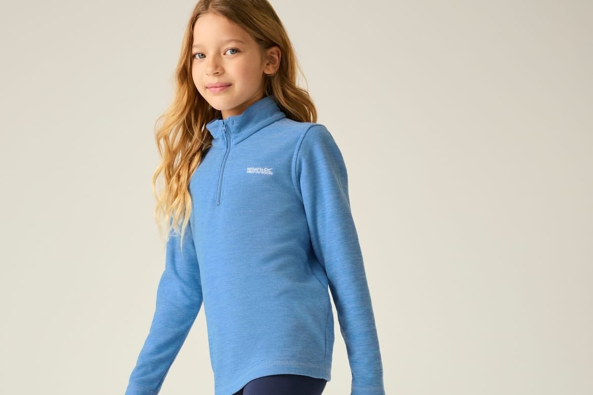 Regatta cuts £16 kids’ half-zip fleece to just £6.40 in huge clearance ...