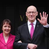Elizabeth Quigley and John Swinney smiling