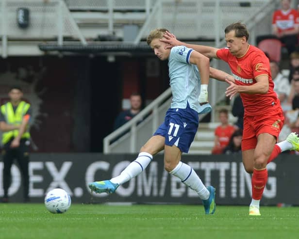 Middlesborough Fc v West Bromwich FC   WB: Jimmy Jay Morgan V M: Callum Britain  V M