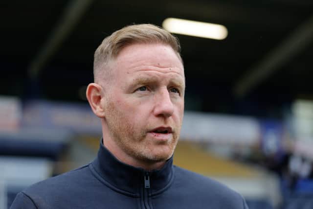 Shrewsbury Town manager Gavin Cowan 