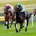 Miss Scott on their way to winning the Snow Fairy Fillies Stakes
