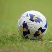 A general view of a match ball
