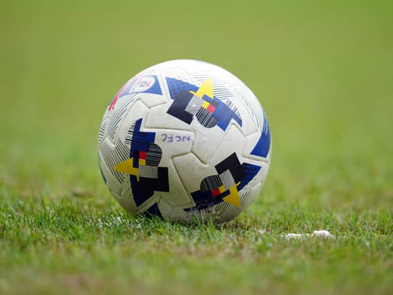 A general view of a match ball