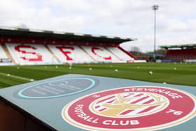 General view of Stevenage's stadium