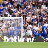 Chelsea’s Cole Palmer (second right) scores