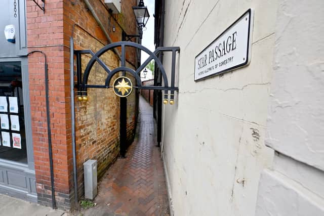 Star Passage in Oswestry, that links Bailey Street, and comes out adjacent to Leg Street. A person has been arrested for an alleged sexual attack in the early hours of Saturday.