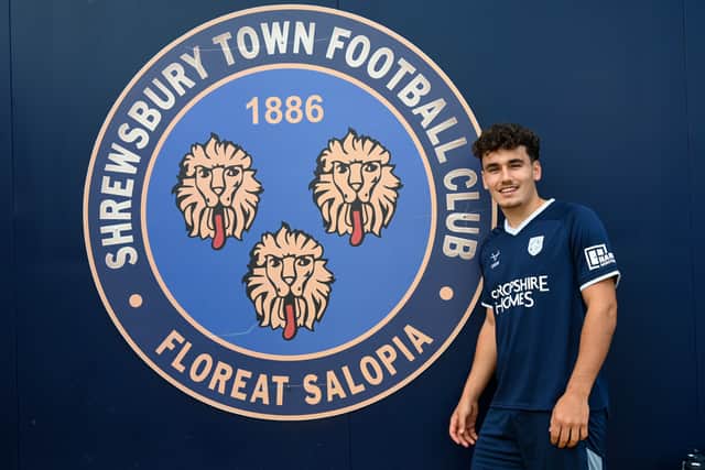 Kian McMahon-Brown has joined Shrewsbury Town on a season-long loan from Burnley