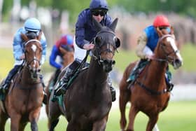 Amelia Earhart (centre) in action at Chester