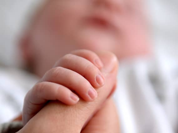 A baby's hand