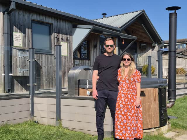 Matthew Huff and Katherine Parkes, founders of Shropshire Escapes