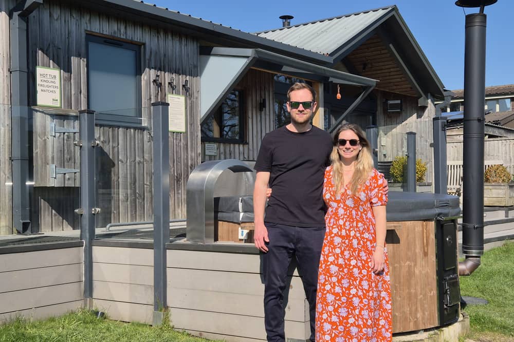 Matthew Huff and Katherine Parkes, founders of Shropshire Escapes