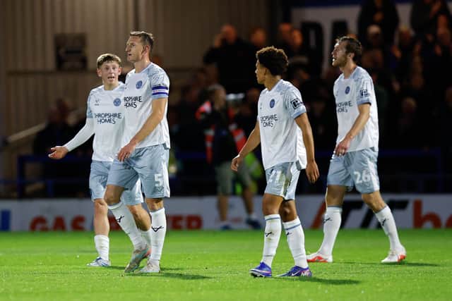 Shrewsbury Town suffered a third defeat in four League Two matches 