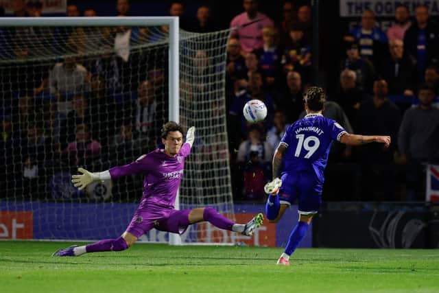Luke Hannant made it 2-0 to Rochdale