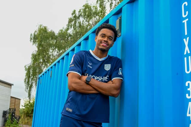Lino Sousa has joined Shrewsbury Town on a season-long loan deal
