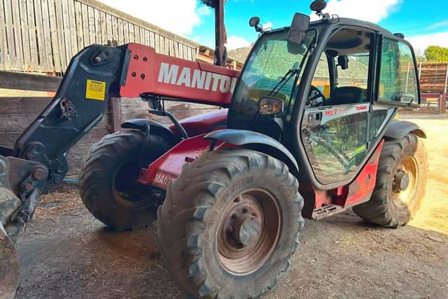 The 2009 Manitou MLT731 that sold for £13,000.