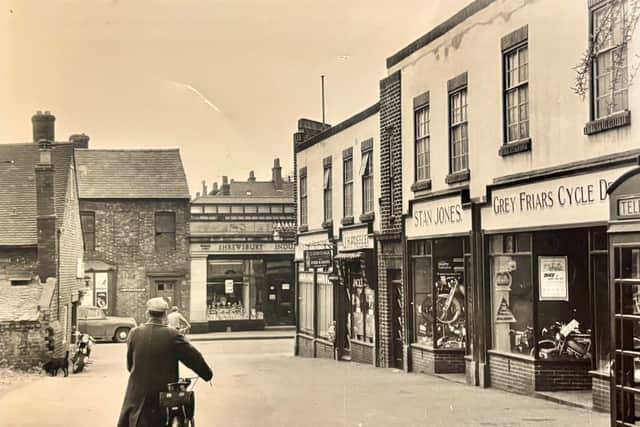Stan Jones - Grey Friars Cycle Depot opened in Greyfriars Road, Shrewsbury, in 1951