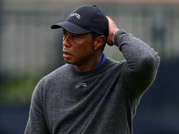 Tiger Woods at The Open 2024