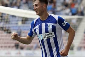 Jensen Weir celebrates