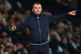 Nathan Jones on the touchline