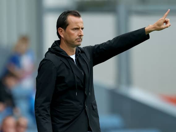 Julien Stephan on the touchline