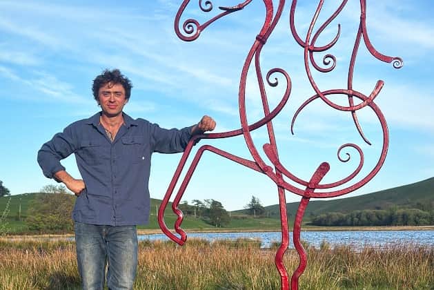 Kit Garnett will be displaying his sculptures at Venue 68, in Kington