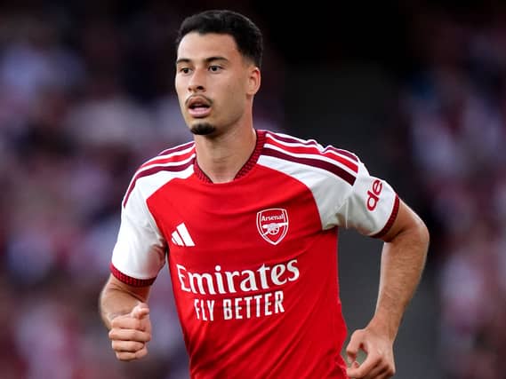 Gabriel Martinelli in action for Arsenal