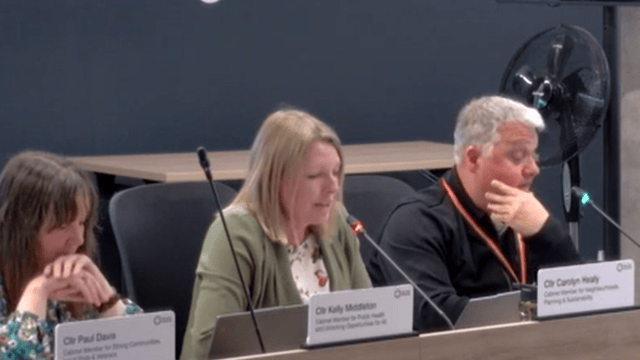 Councillor Carolyn Healy.