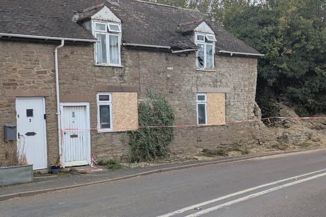 The crash happened in the village of Munslow