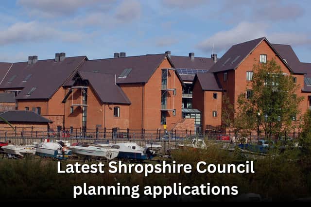Latest Shropshire Council planning applications