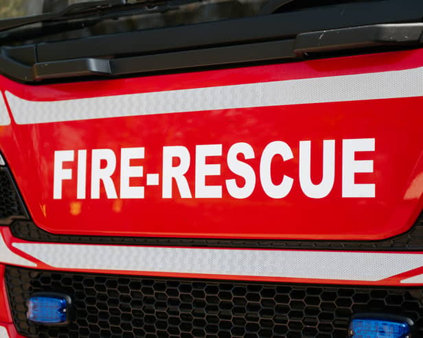 Shropshire Fire and Rescue Service engine 