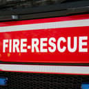 Shropshire Fire and Rescue Service engine stock