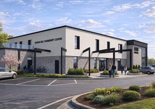 An artist's impression of how the new community hub will look