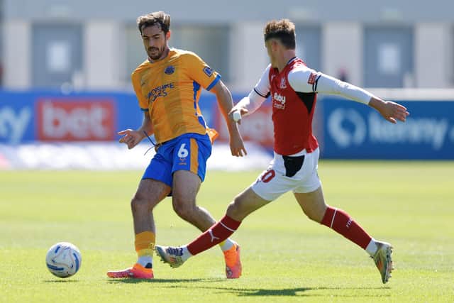 Sam Stubbs returned for Shrewsbury Town at Fleetwood Town