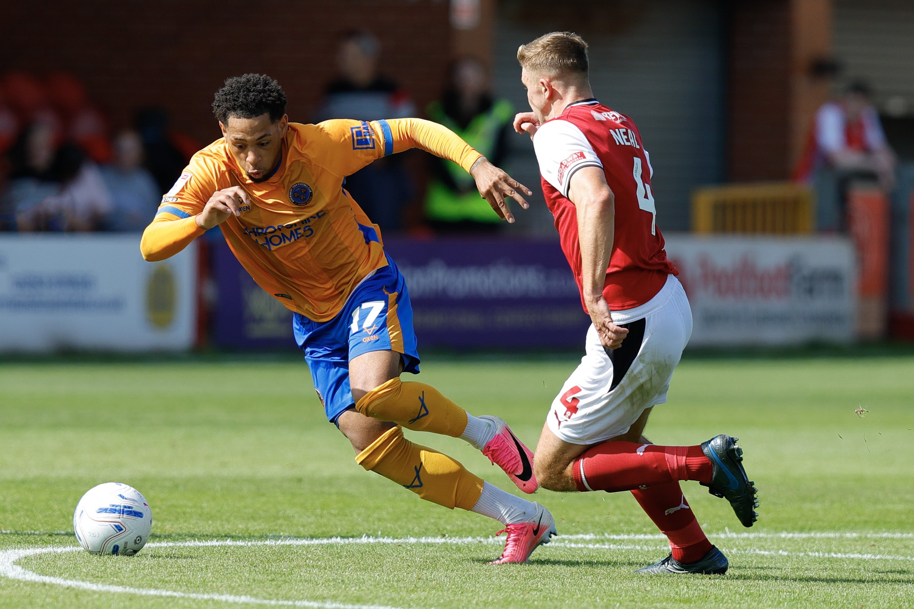 Boss’ frustration at ‘blatant foul’ and Shrewsbury Town penalty appeal