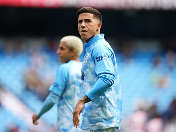 Enzo Fernandez made his Manchester City debut