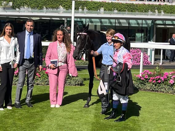 Pensando A Te after winning at Ascot