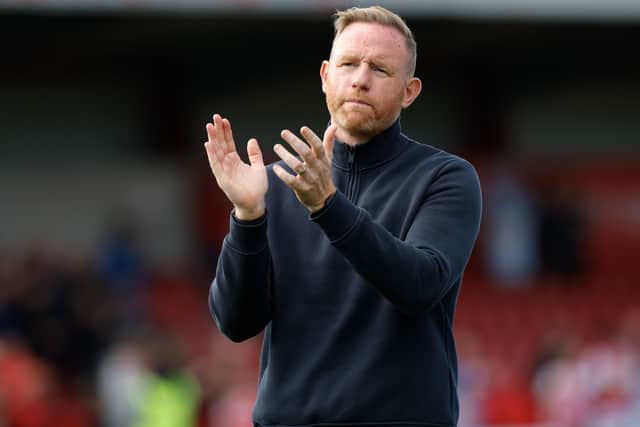 Shrewsbury Town boss Gavin Cowan 