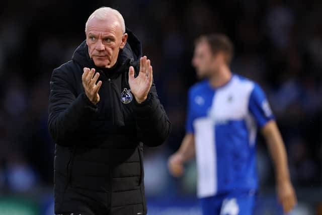 Bristol Rovers manager Steve Evans