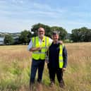 From left Radnor Hills MD Simon Knight with Environmental Manager Ben Price.