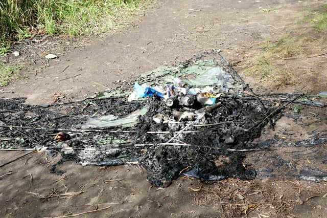 The scene at the Wyrley and Essington nature reserve