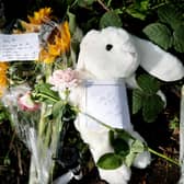 Tributes left in woodland at the Wyrley and Essington nature reserve