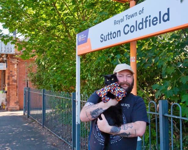 Betty the cat has been officially appointed to the role of Junior Mouse Catcher at Sutton Coldfield station.