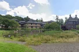 Powys County Council's headquarters in Llandrindod Wells. From Google Streetview.