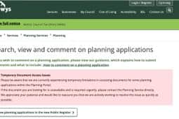 Council staff are working to rectify problems encountered by people trying to use Powys council's new planning portal.