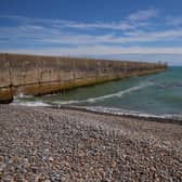The beach in Shoreham-by-Sea, West Sussex