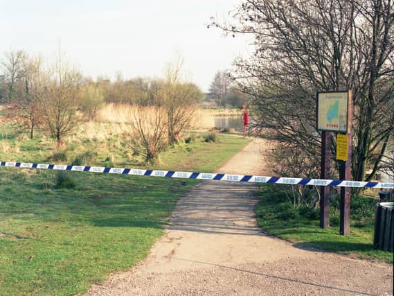 The scene in 1995 at Singleton Lake Ashford where Baby April was found