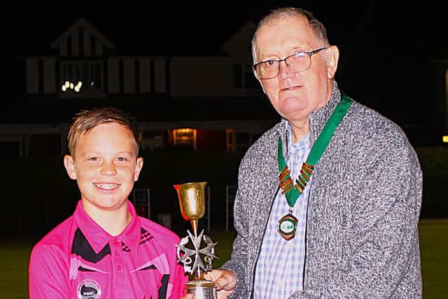 Wrockites rule again – Rowan Fuller receives the Ashton Cup from league president Mike Potter