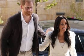 The Duke and Duchess of Sussex attend a World Health Organisation roundtable with key donors and humanitarian partners in Amman, Jordan in 2026