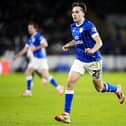 Joel Colwill celebrates
