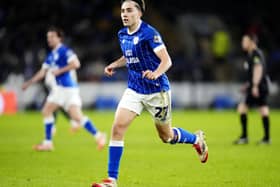 Joel Colwill celebrates